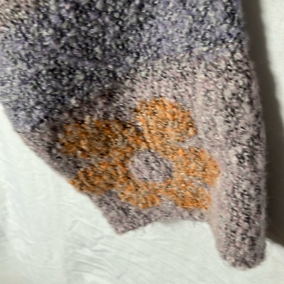 Sincerely Jules: Colorful Knit Wool Blend Sweater- Bell Sleeve- Cropped- M - Picture 5 of 16